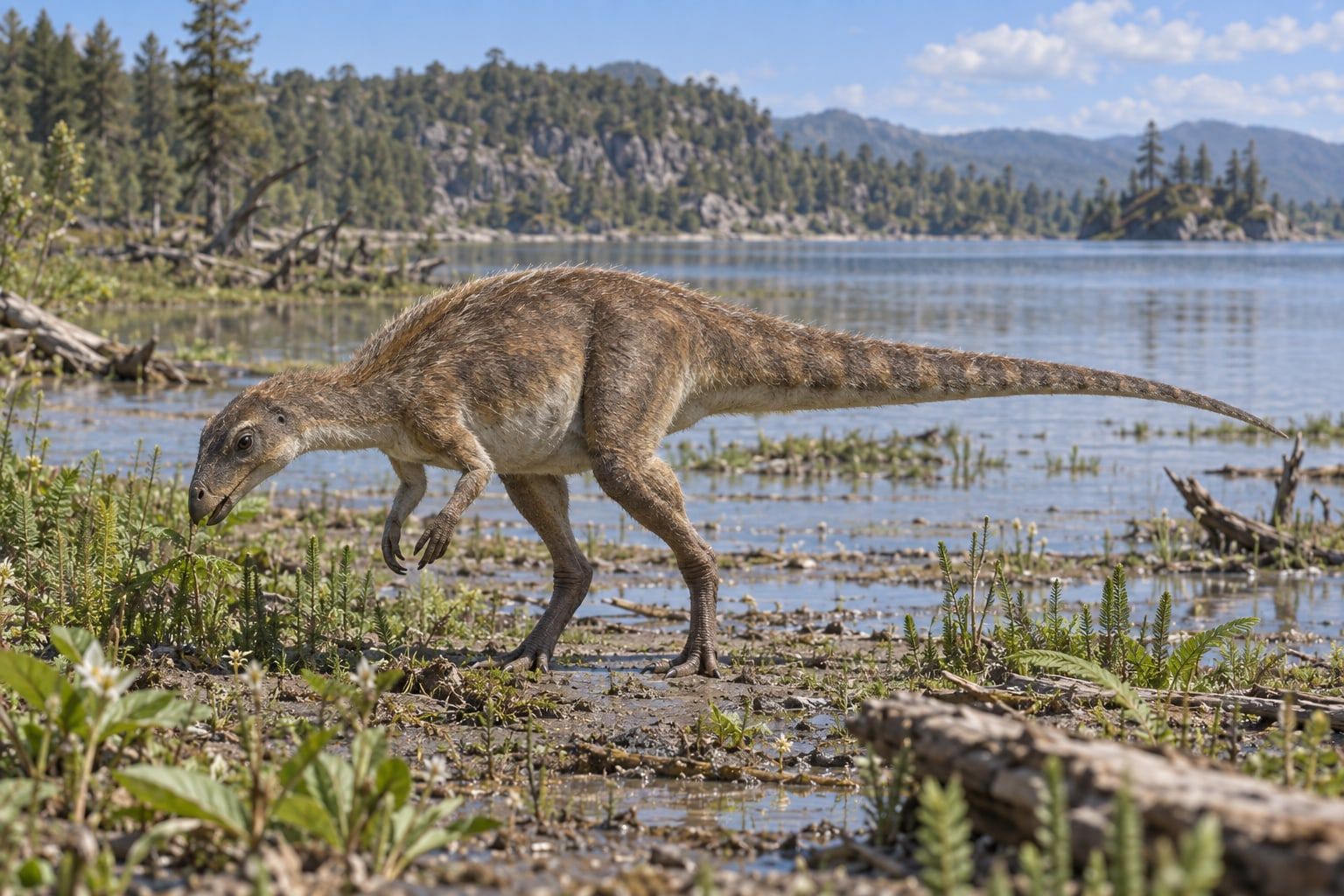 Doolysaurus in its habitat