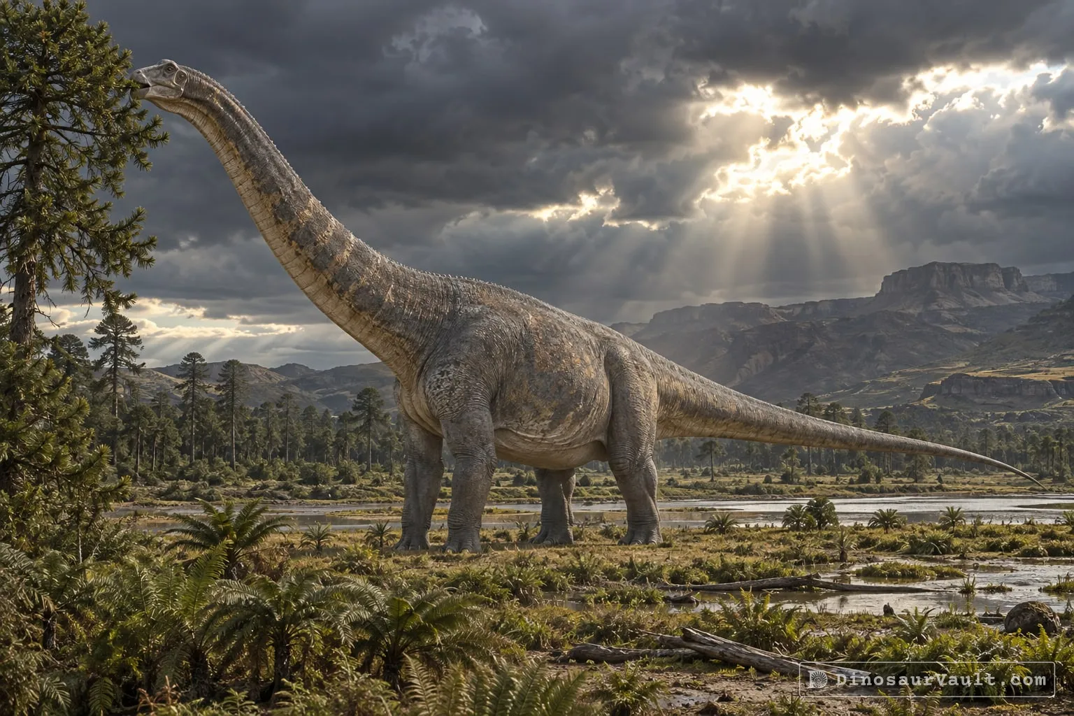 Patagotitan in its habitat