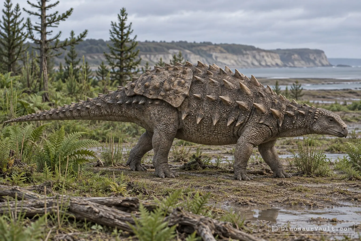 Polacanthus in its habitat