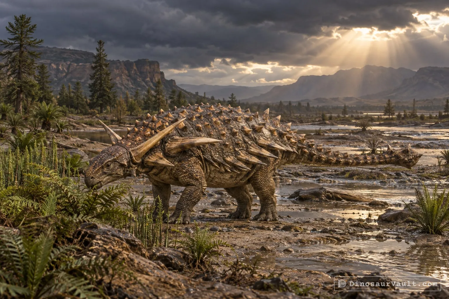 Spicomellus in its habitat