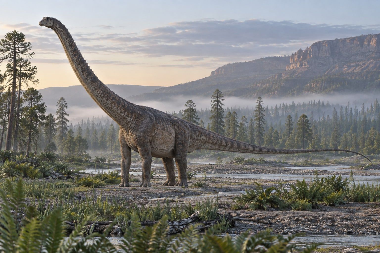 Supersaurus in its habitat