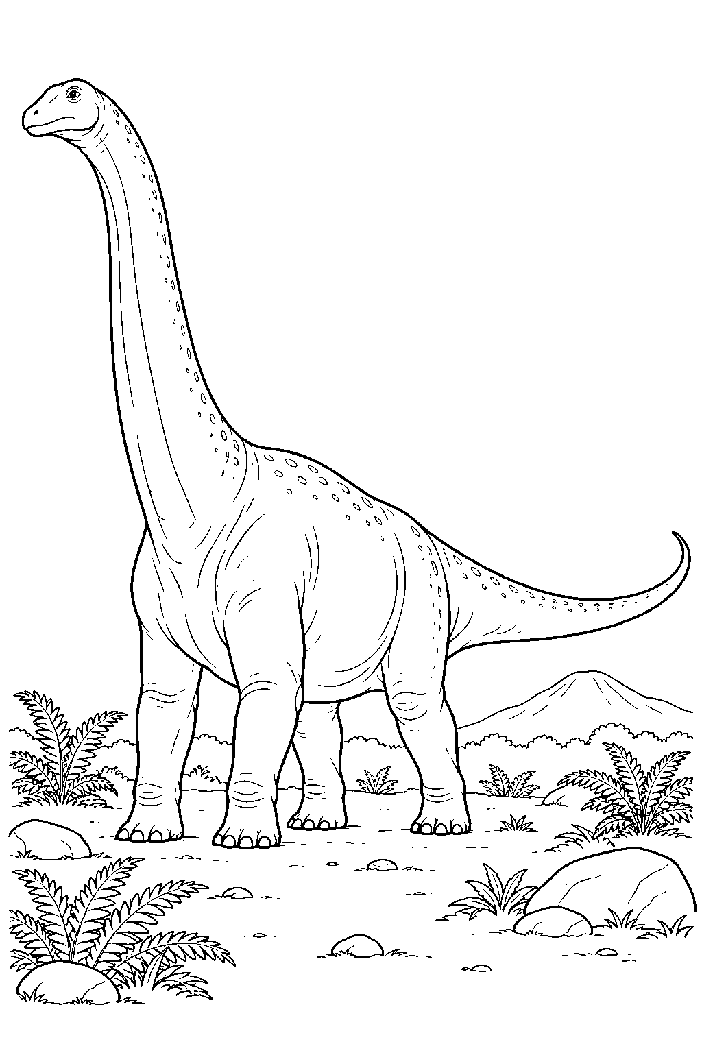 Argentinosaurus coloring page